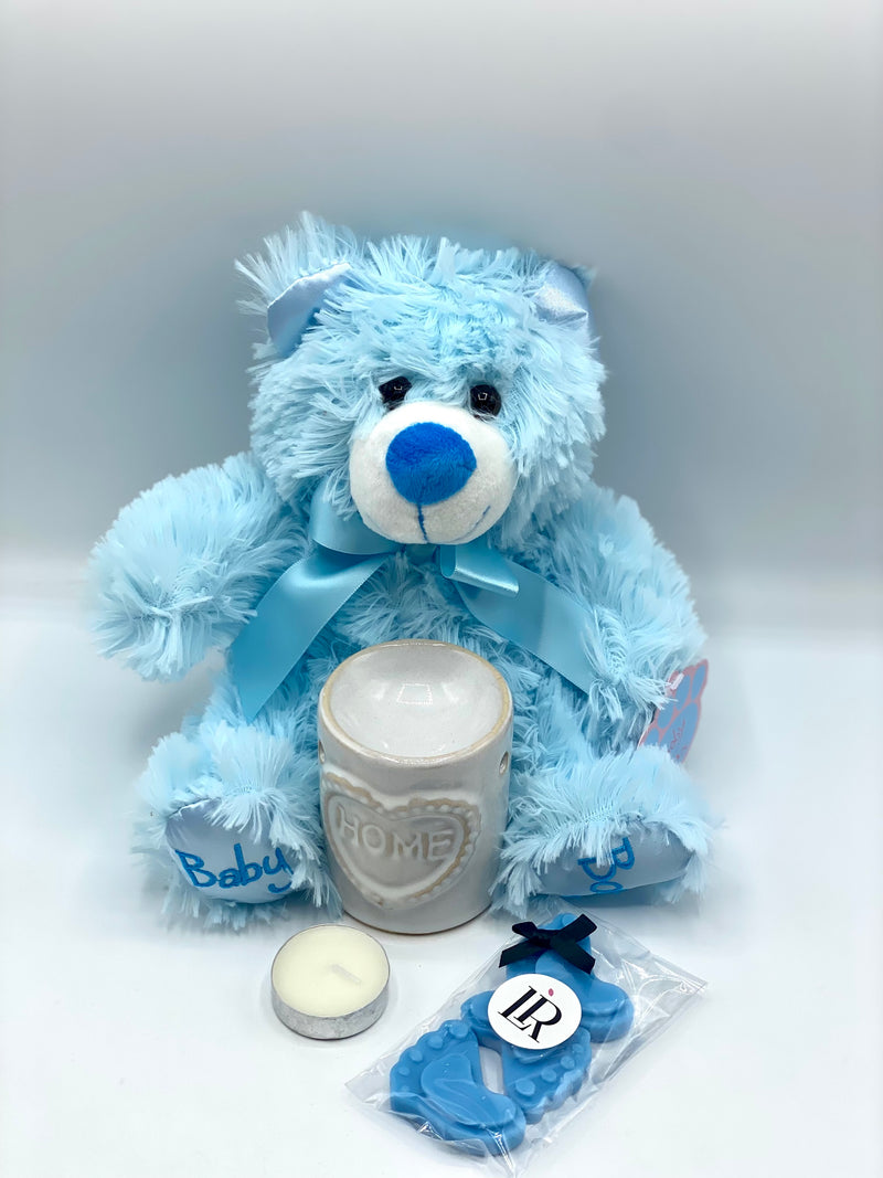 Baby Boy Wax Melt Teddy Gift Set ~ Small