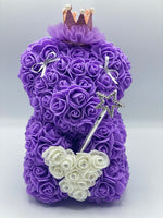 Purple Princess Rose Bear in Various Colours