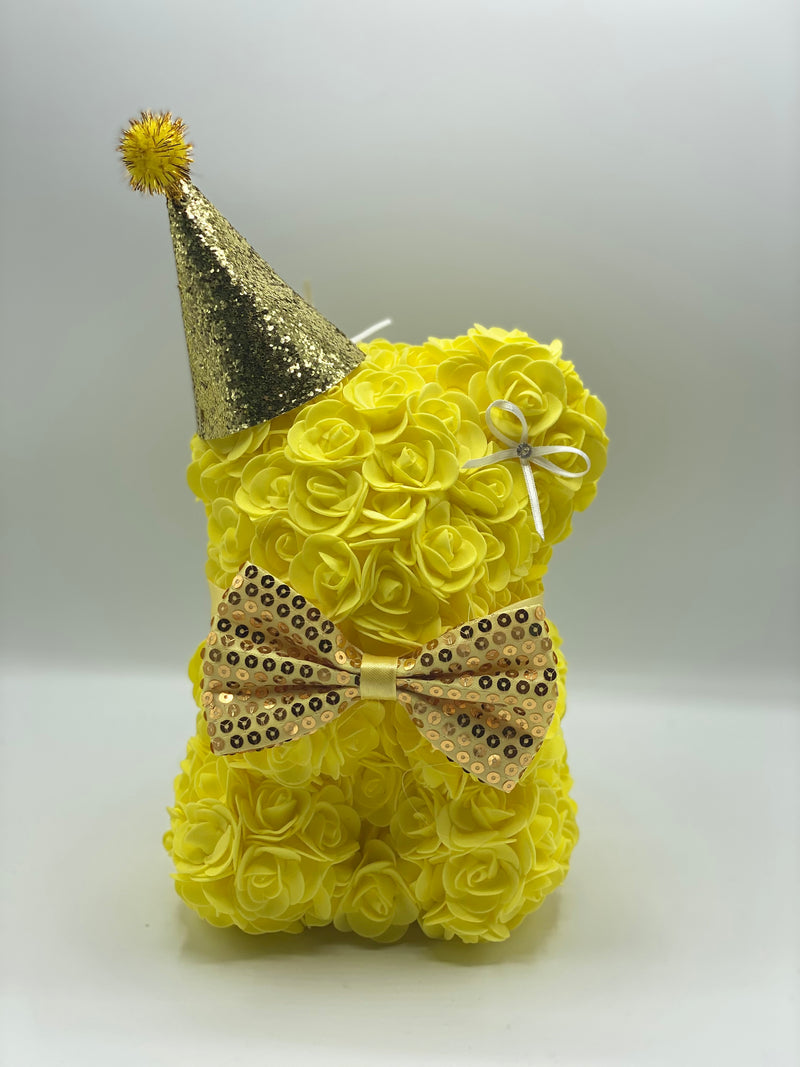 Gold Party Rose Bear in Various Colours