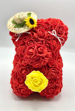 Sunflower Rose Bear in Various Colours