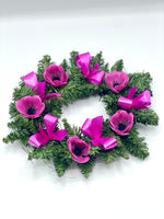 Grave Memorial Wreath in Pink