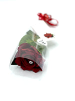 Single Red Rose Gift Wrapped