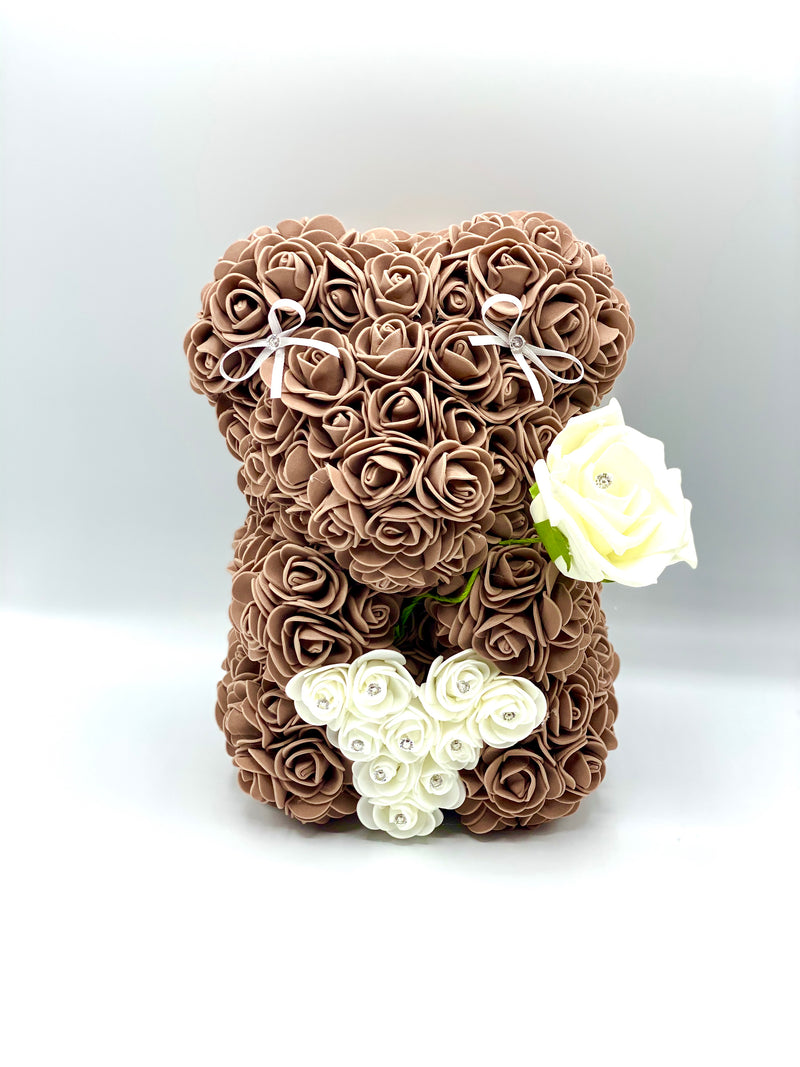 Rose Bear in Brown