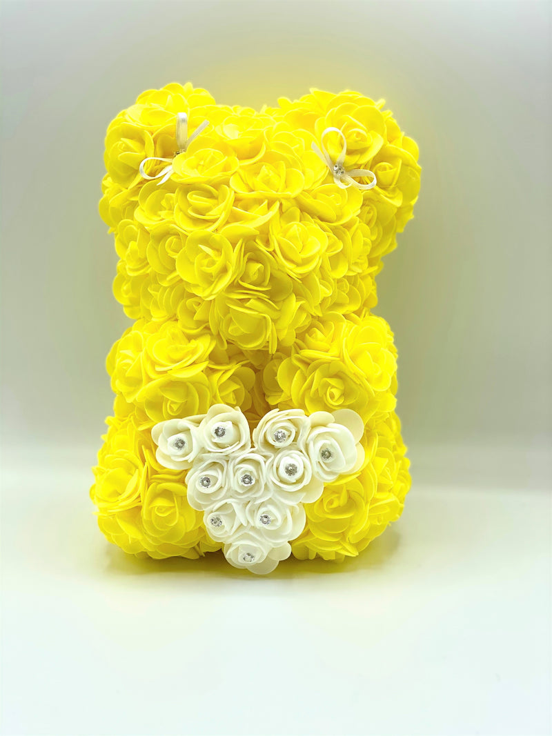 Rose Bear in Yellow