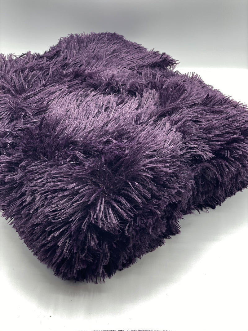 Luxury Soft Throw in Purple