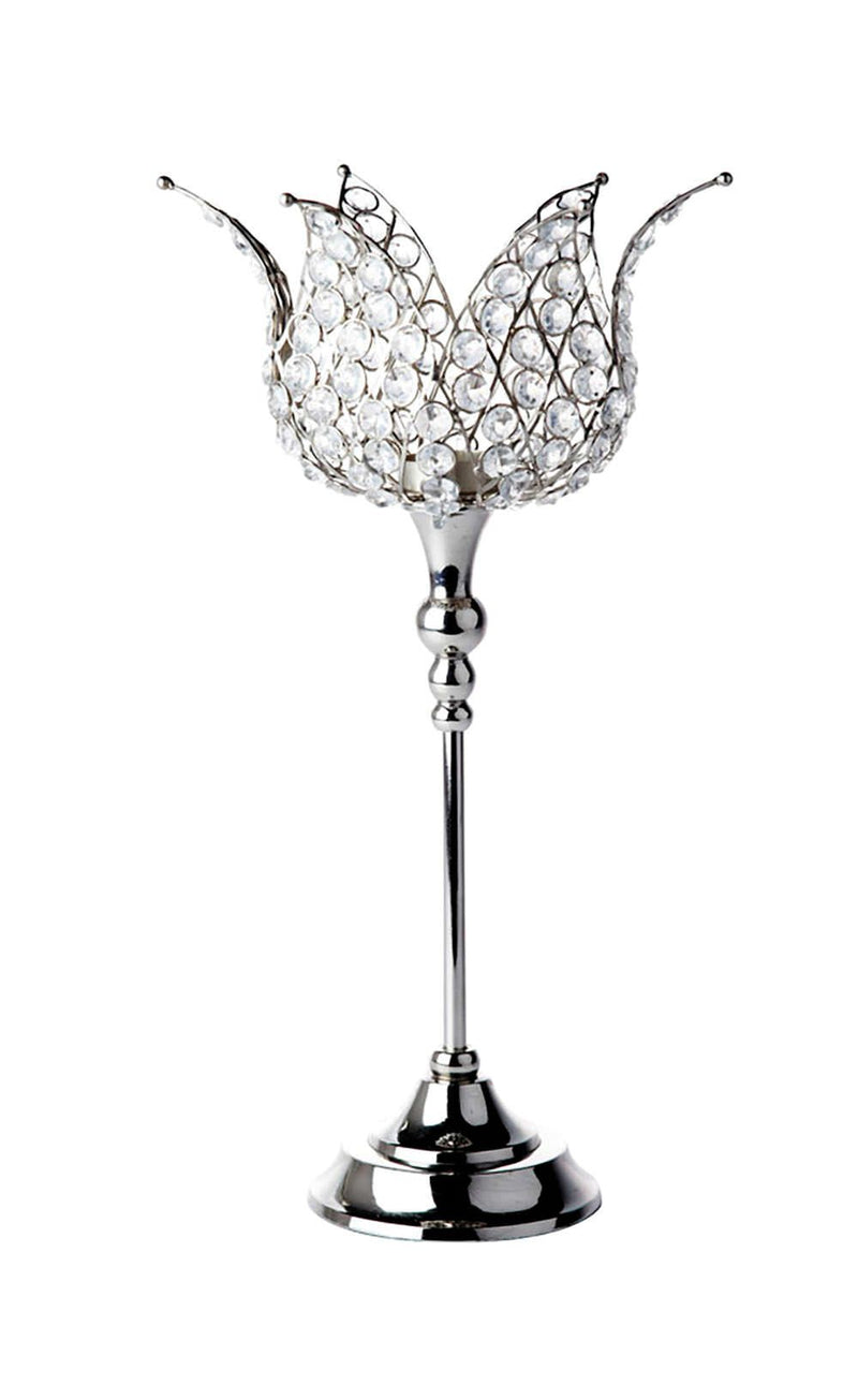 Tulip Crystal Candle Holder