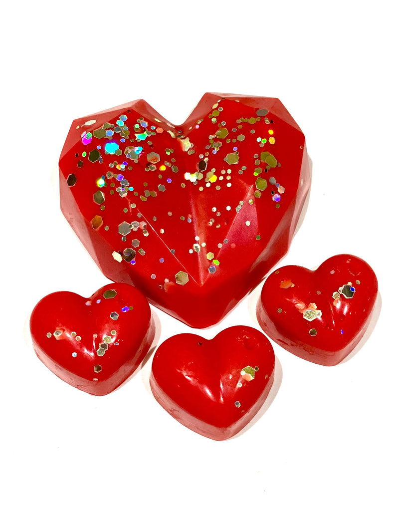 Soy Wax Melt Heart Gift Set ~ Love Game