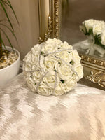 Wedding Diamante Collection ~ Rose Bridal Posy Bouquet