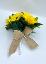 Wedding Sunflower Collection - Bridal Posy Bouquet